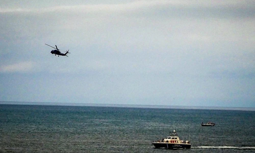 Εύβοια: Απαγόρευση κυκλοφορίας σκαφών στην περιοχή πτώσης του ελικοπτέρου